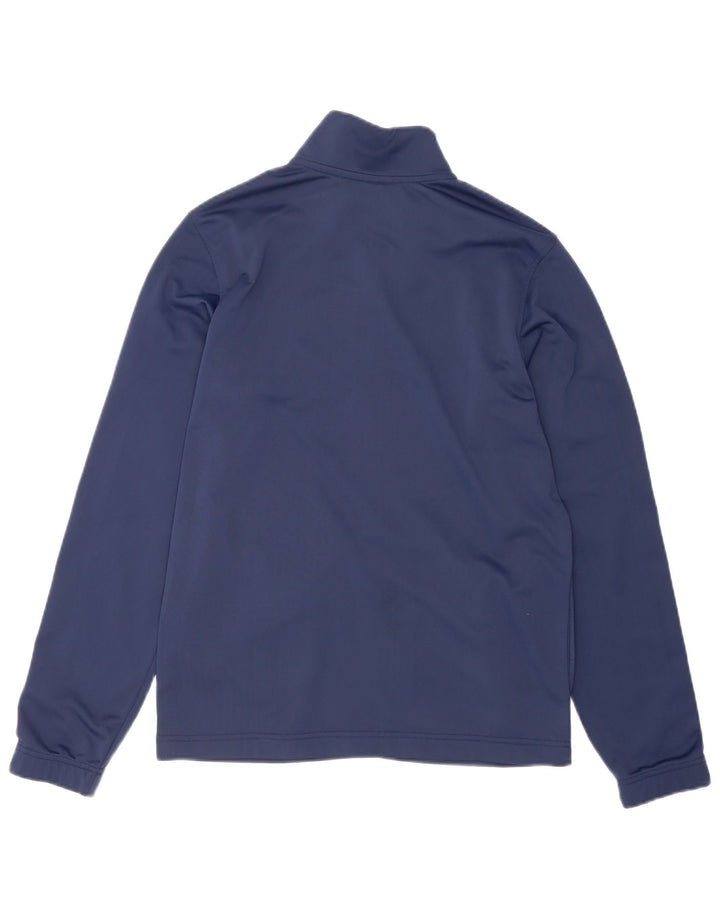 Nike Mens Tracksuit Top Jacket Small Navy Blue Polyester