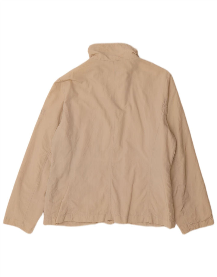 Perte by Krizia Womens Utility Jacket Size 21 Medium Off White Polyamide