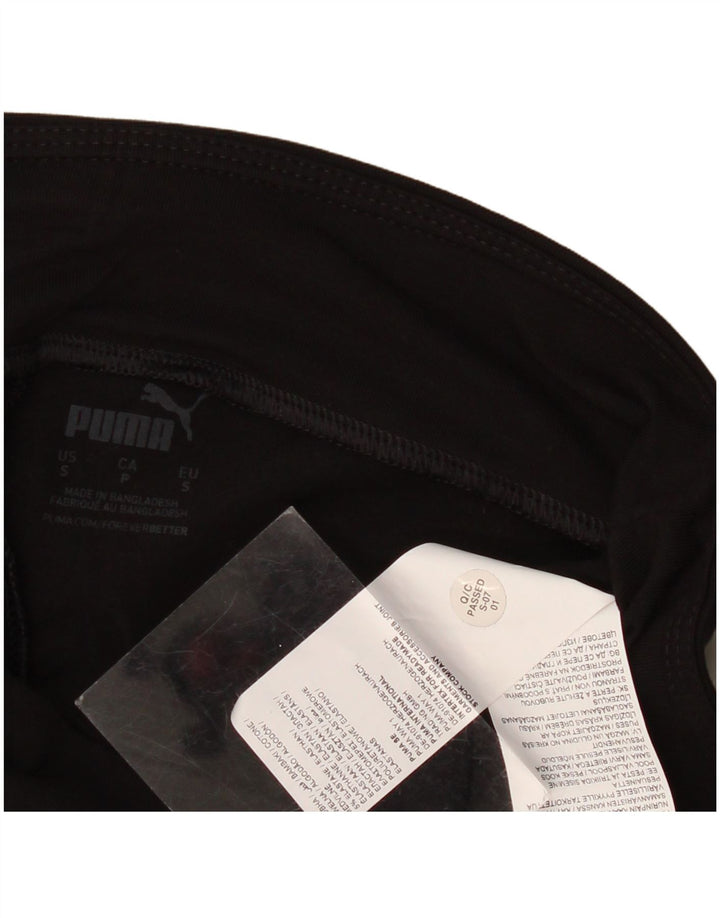 PUMA Womens Leggings UK 8 Small  Black Cotton