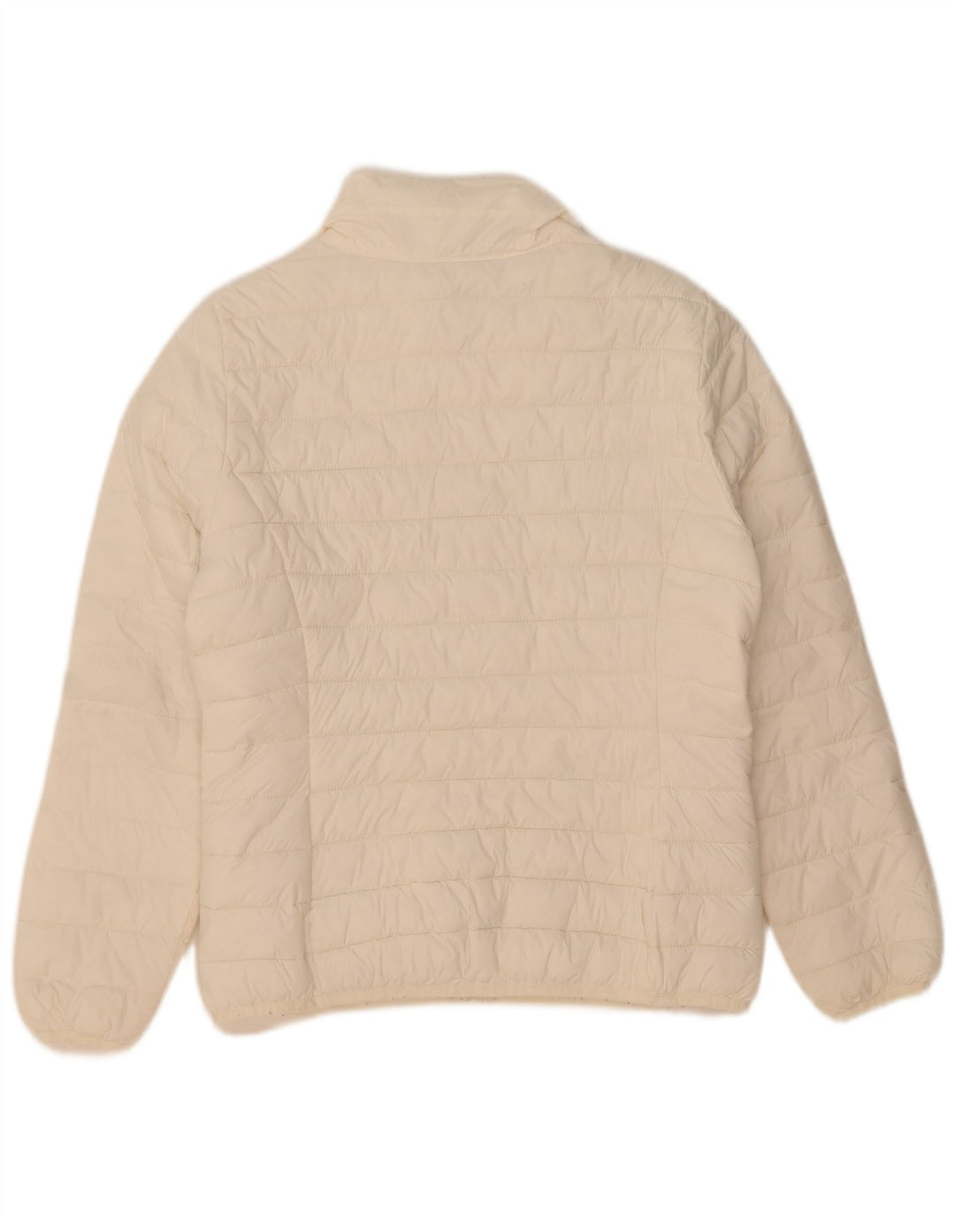 CARRERA Womens Padded Jacket UK 14 Medium White Polyamide