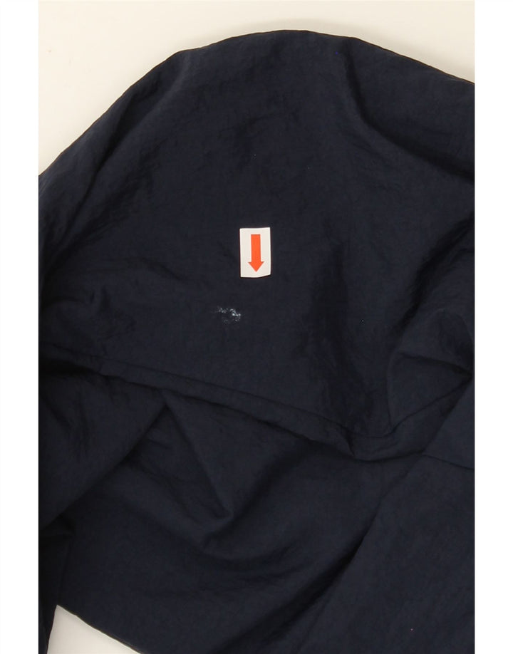 REEBOK Mens Tracksuit Trousers Joggers Medium Navy Blue Nylon