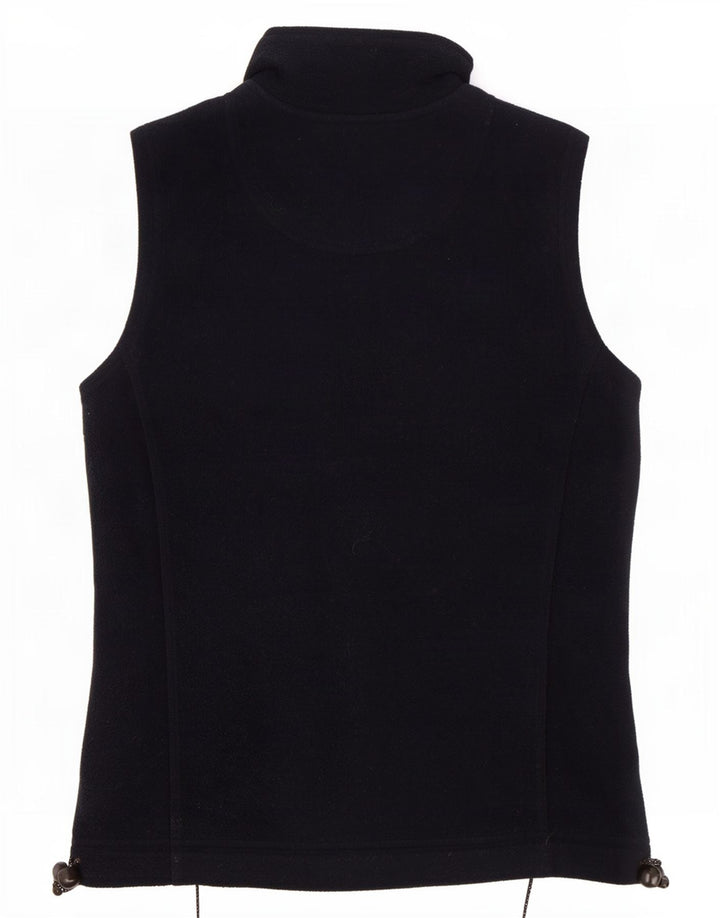 M&Co Womens Fleece Gilet UK 12 Medium Navy Blue Polyester