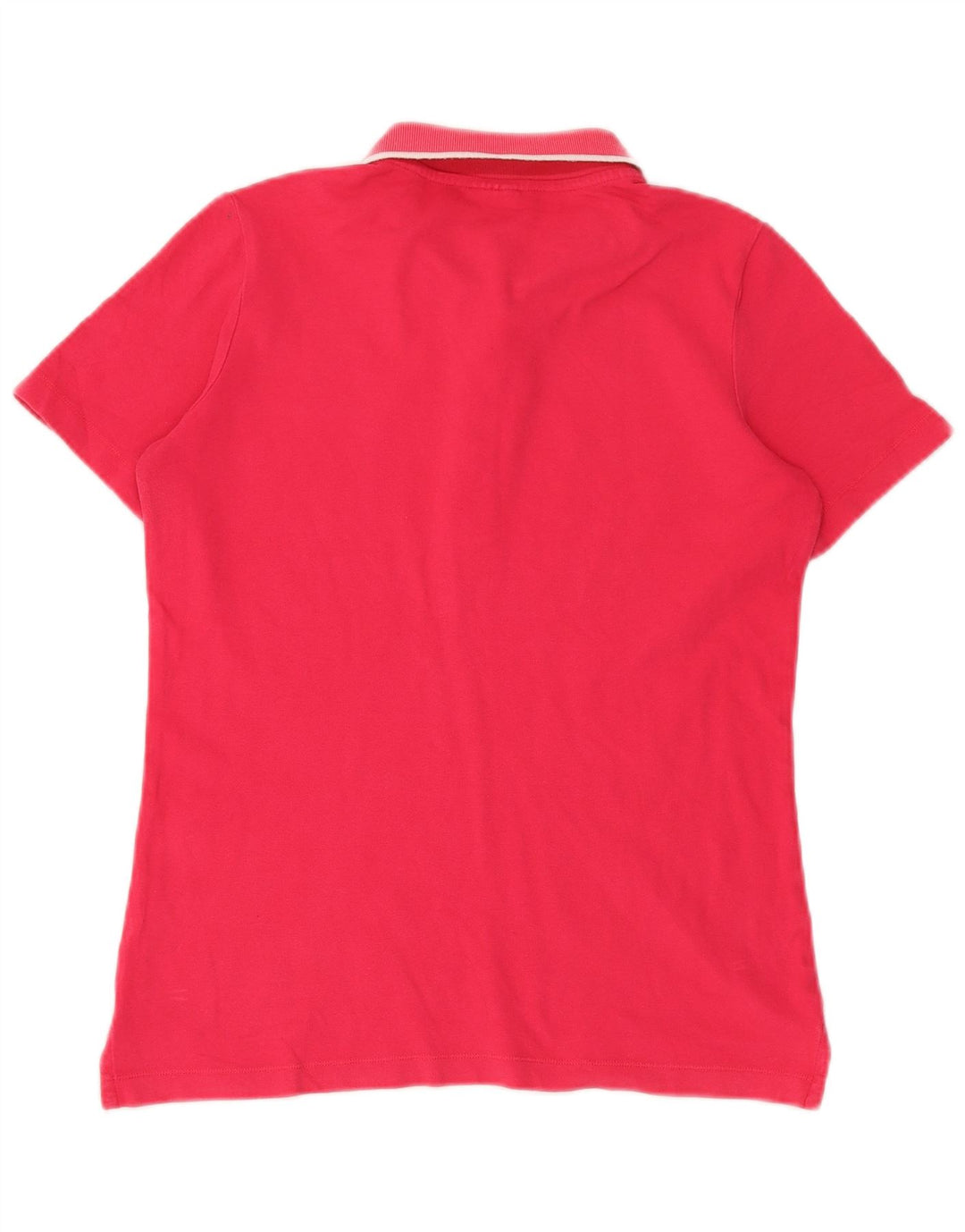 Champion Womens Polo Shirt UK 12 Medium Pink