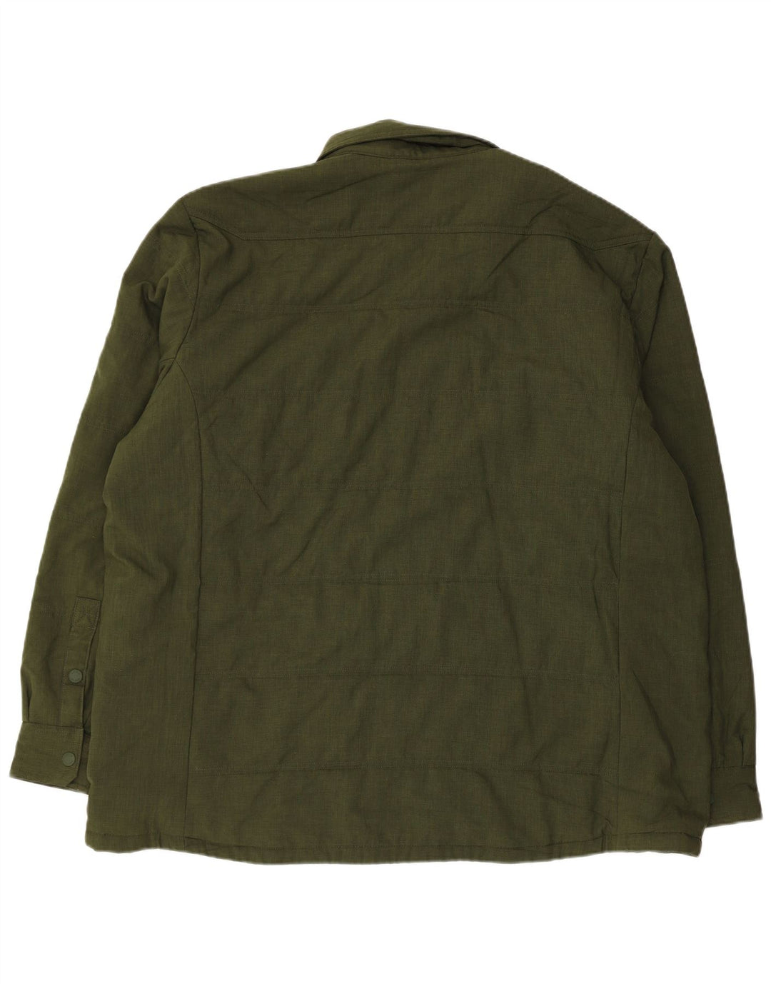 ORVIS Mens Utility Jacket UK 44 2XL Khaki Polyester