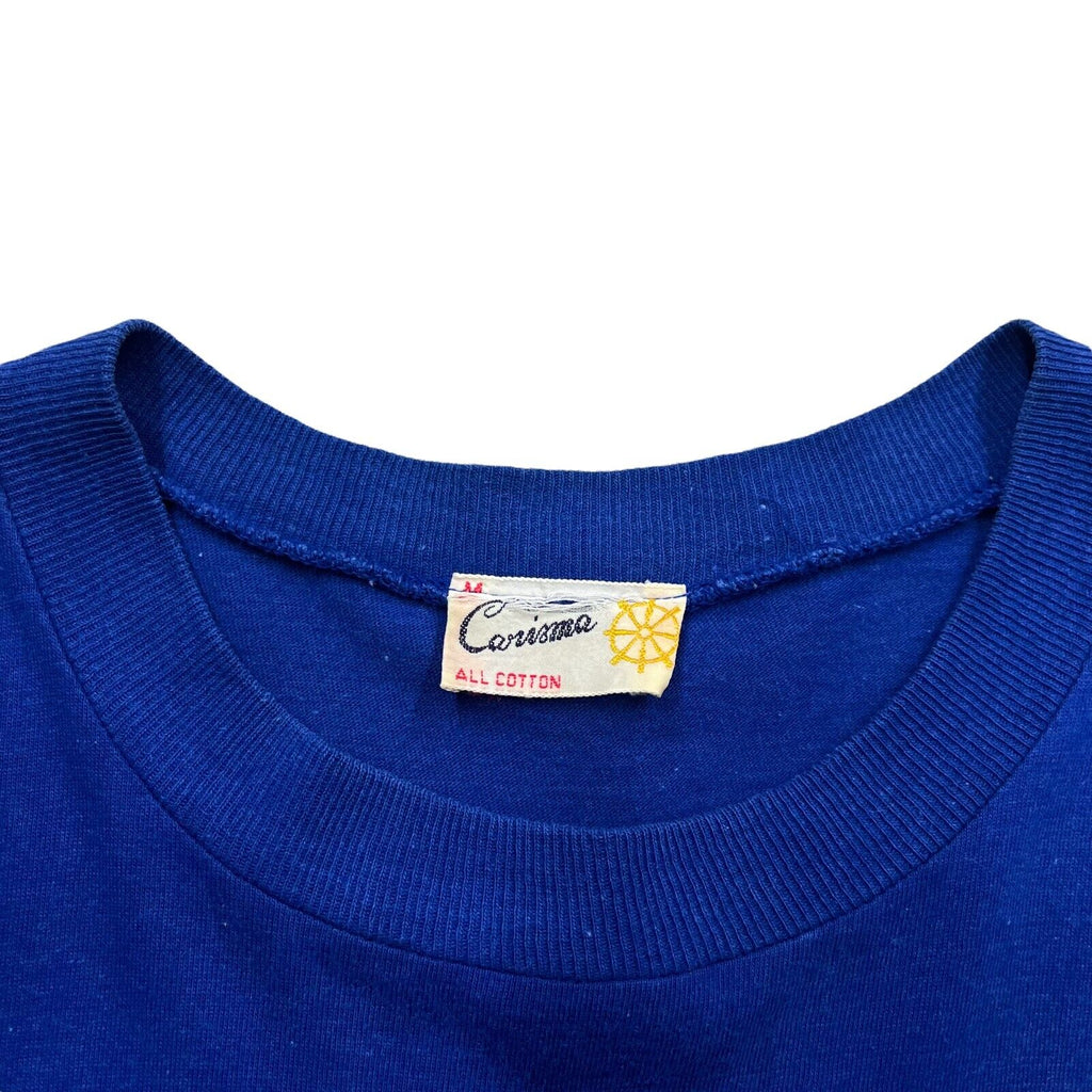 Uniform Spell Out Logo Tshirt | Vintage 90s Retro Single Stitch Blue Medium VTG | Vintage Messina Hembry | Thrift | Second-Hand Messina Hembry | Used Clothing | Messina Hembry 