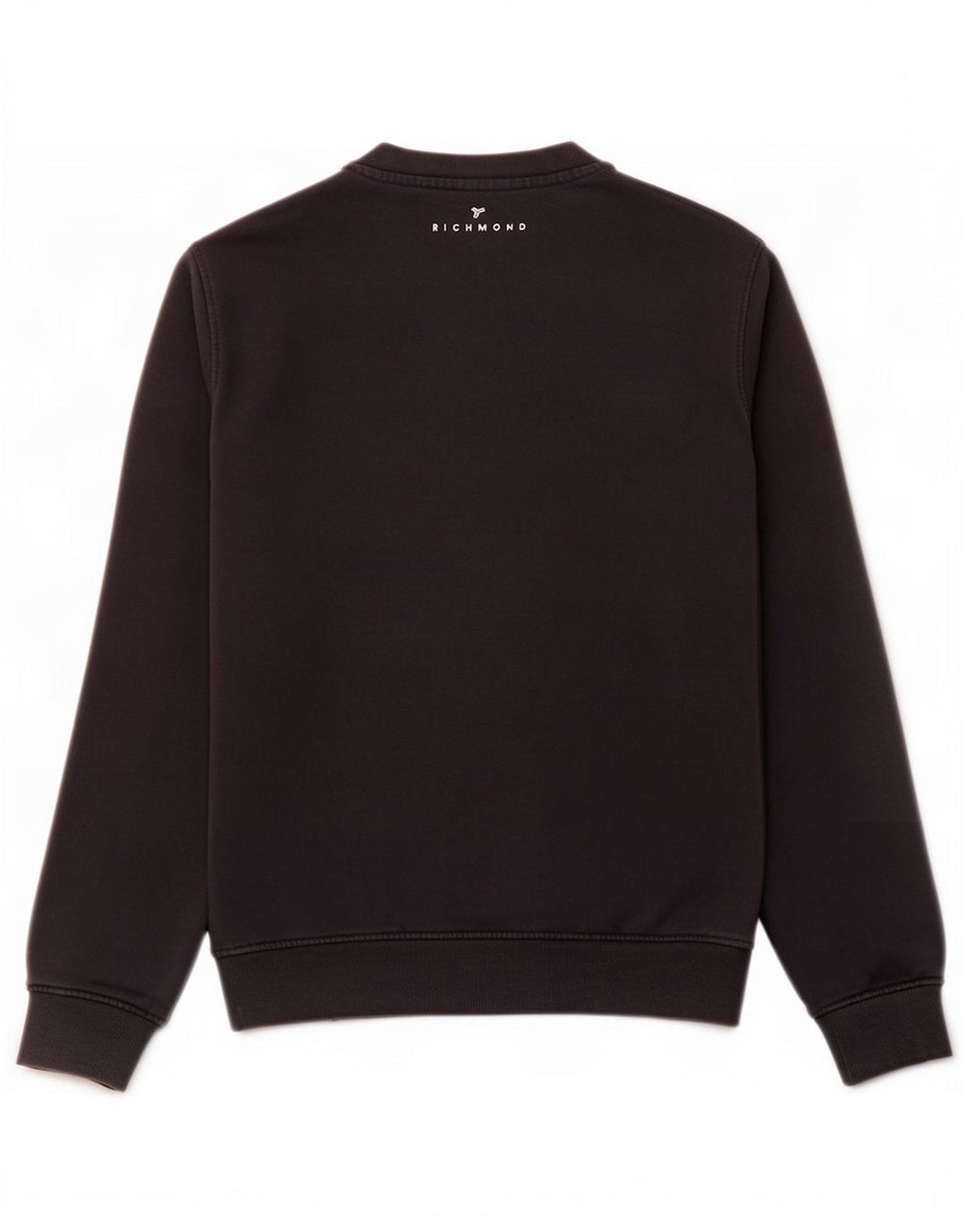 Richmond Mens Graphic Sweatshirt Jumper Medium Black Cotton