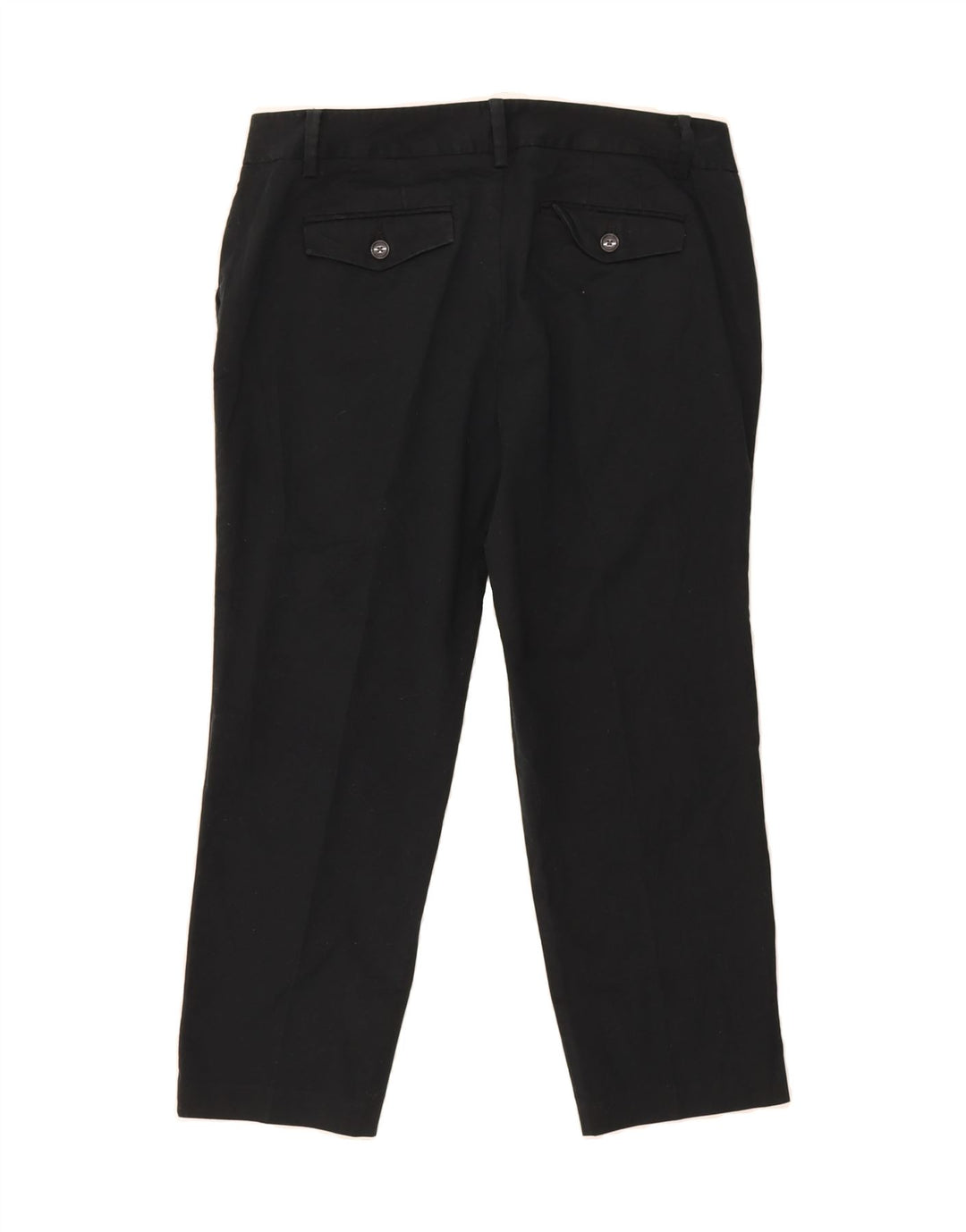 EDDIE BAUER Womens Straight Cropped Trousers US 8 Medium W30 L24 Black Vintage Eddie Bauer and Second-Hand Eddie Bauer from Messina Hembry 