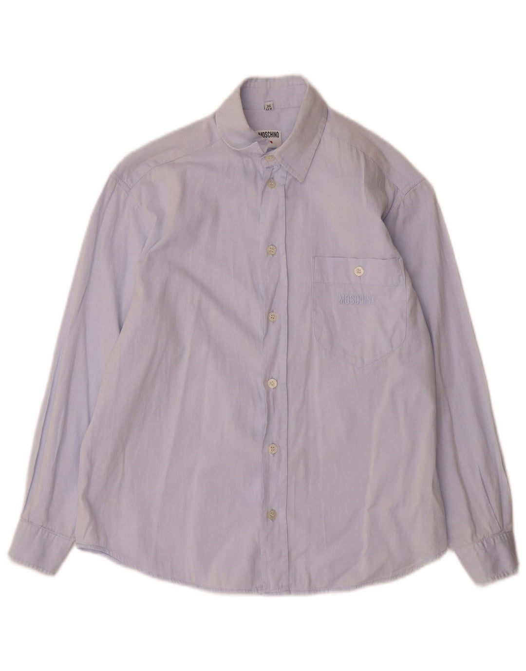 MOSCHINO Boys Shirt 10-11 Years Blue Striped