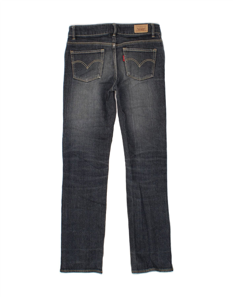 LEVI'S Girls Slim Fit Straight Jeans 9-10 Years W26 L28 Blue Cotton Vintage Levi's and Second-Hand Levi's from Messina Hembry 