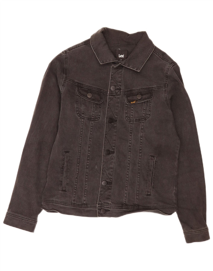 Lee Boys Denim Jacket 7-8 Years Black Cotton