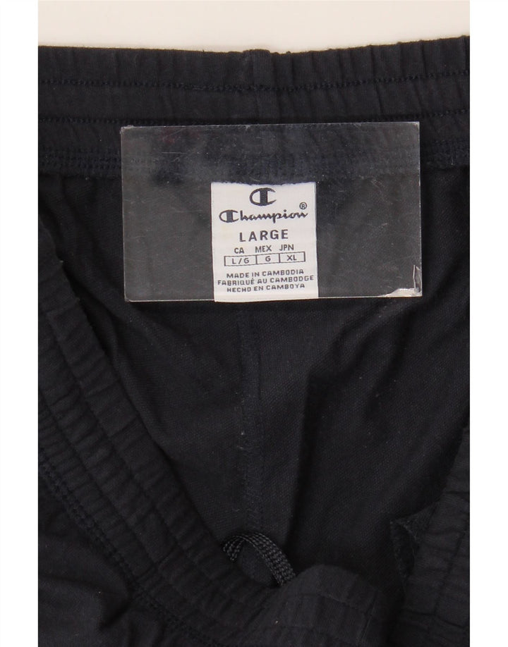 CHAMPION Mens Tracksuit Trousers Large  Navy Blue
