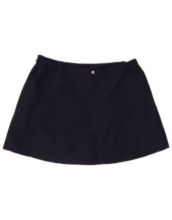 Diadora Womens Tennis Skirt UK 14 Medium Navy Blue Colourblock Polyester