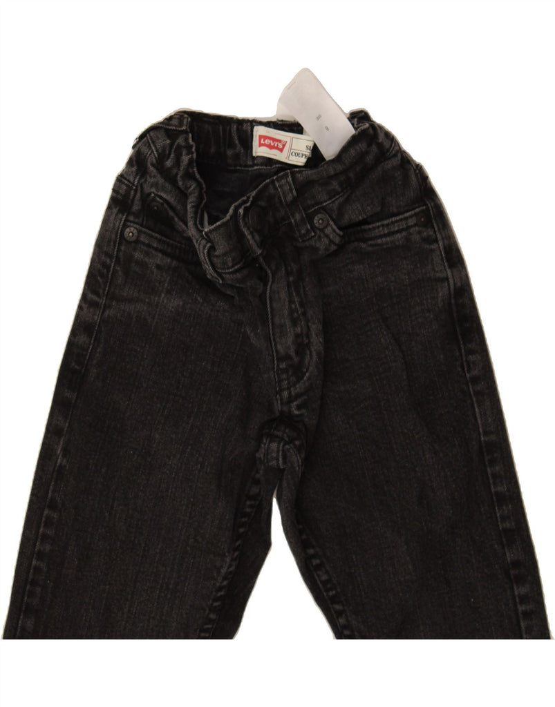 LEVI'S Boys Straight Jeans 5-6 Years W20 L20 Black Cotton Vintage Levi's and Second-Hand Levi's from Messina Hembry 