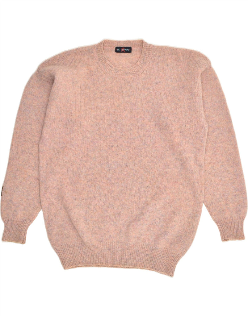 LES COPAINS Womens Crew Neck Jumper Sweater IT 50 XL Pink | Vintage Les Copains | Thrift | Second-Hand Les Copains | Used Clothing | Messina Hembry 