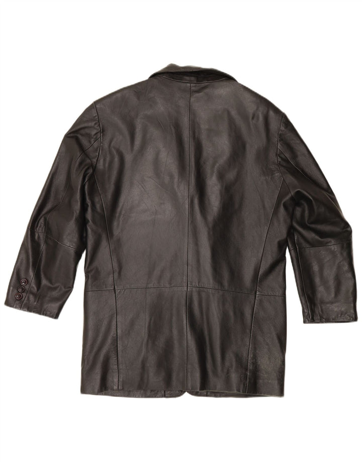 Gipsy by Mauritius Mens 3 Button Blazer Jacket UK 42 XL Black