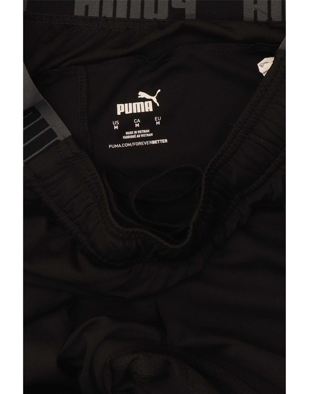 Puma Mens Tracksuit Trousers Medium Black Colourblock Polyester