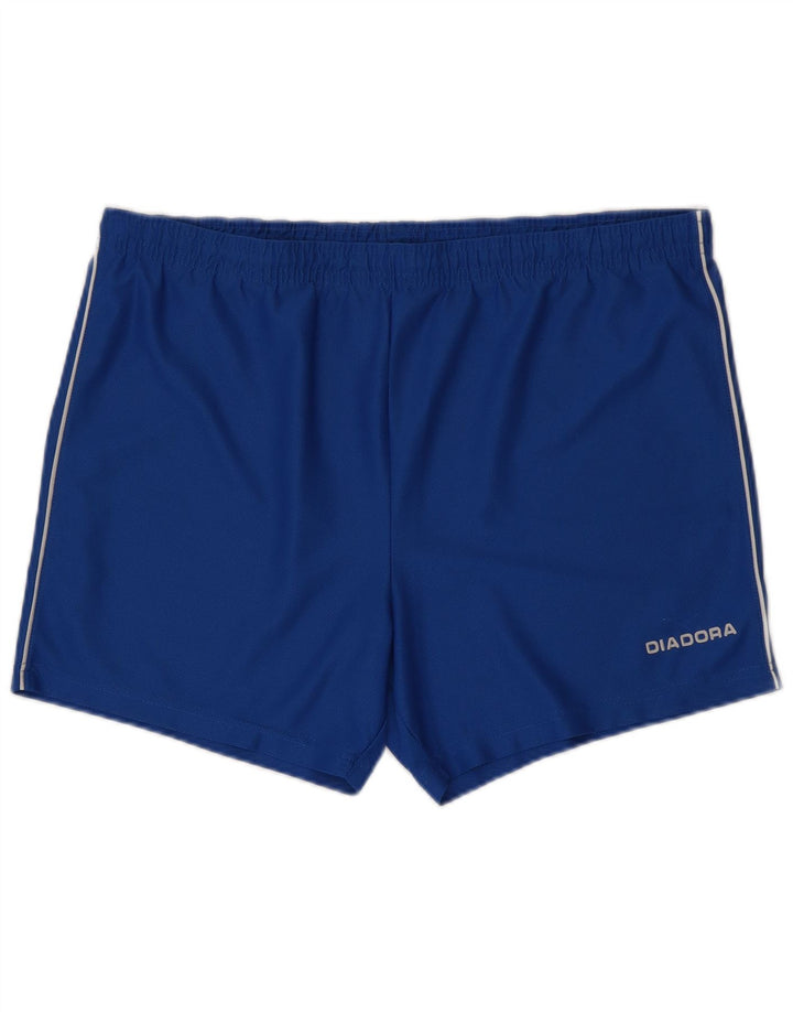DIADORA Mens Sport Shorts Large Blue Polyester