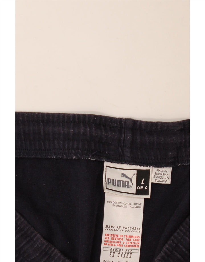 PUMA Mens Sport Shorts Large Navy Blue