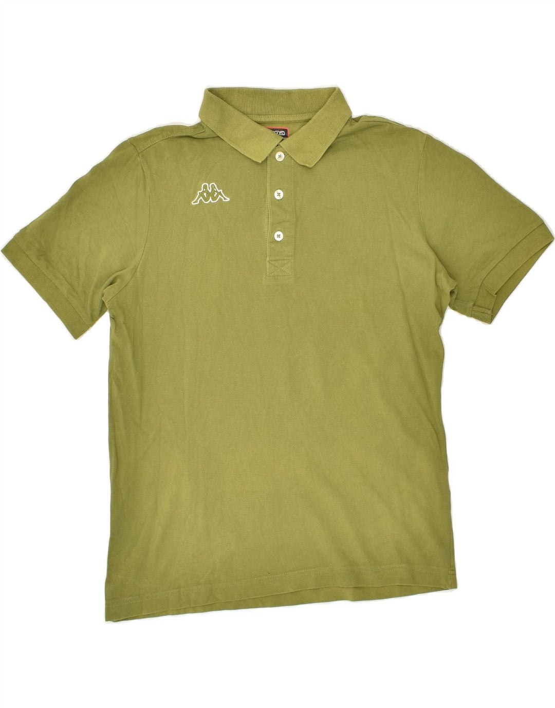 KAPPA Mens Polo Shirt Small Green Cotton | Vintage Kappa | Thrift | Second-Hand Kappa | Used Clothing | Messina Hembry 