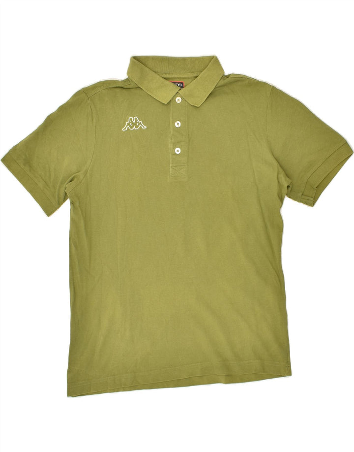 KAPPA Mens Polo Shirt Small Green Cotton | Vintage Kappa | Thrift | Second-Hand Kappa | Used Clothing | Messina Hembry 