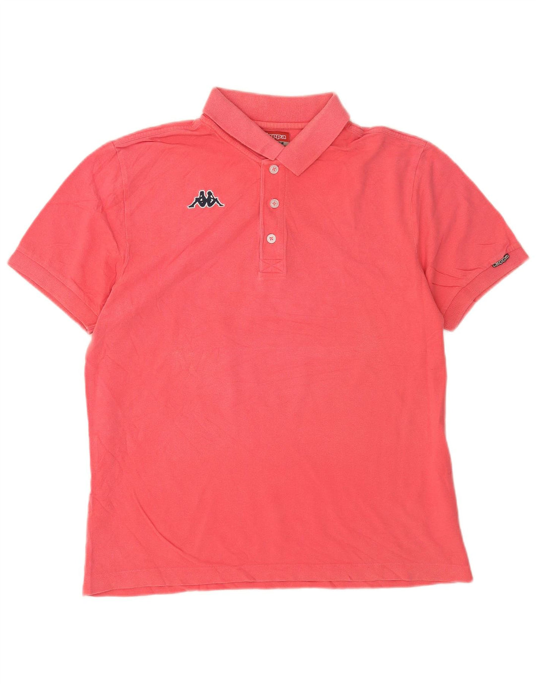 Kappa Mens Polo Shirt Large Pink