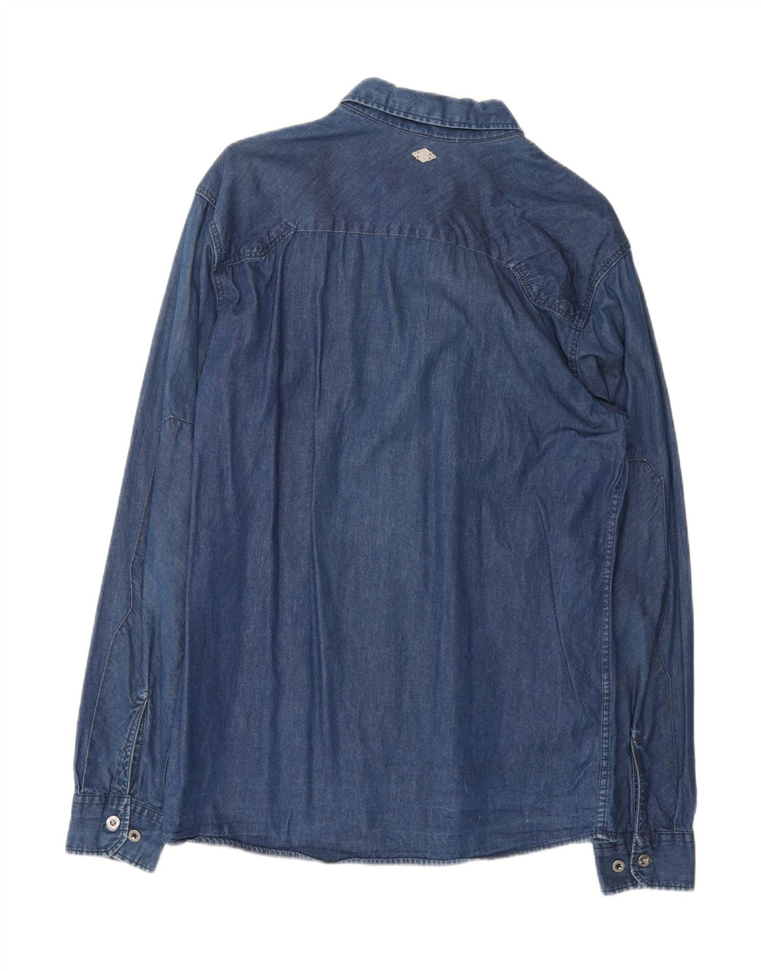 JACK & JONES Mens Denim Shirt Large Blue Cotton Vintage Jack & Jones and Second-Hand Jack & Jones from Messina Hembry 