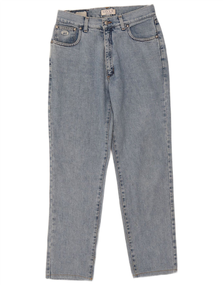 Onyx Womens Tapered Jeans W32 L29 Blue Cotton