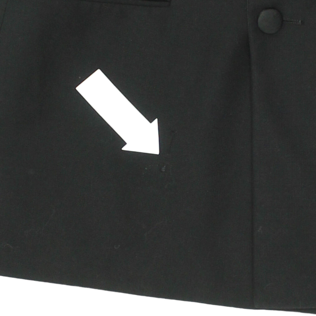 Valentino Mens Black Double Breasted Blazer Jacket | Vintage Designer Suit VTG | Vintage Messina Hembry | Thrift | Second-Hand Messina Hembry | Used Clothing | Messina Hembry 