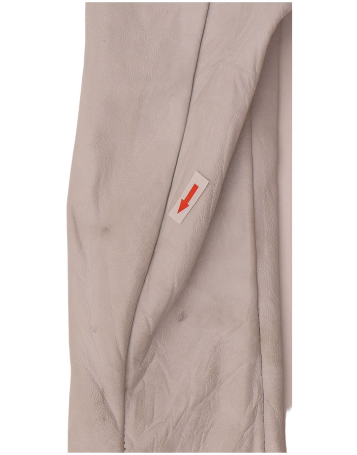 Victory Womens 1 Button Blazer Jacket IT 44 Medium Off White Classic