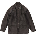 UNION RIVER Mens Leather Jacket UK 42 XL Black Leather Vintage Union River and Second-Hand Union River from Messina Hembry 