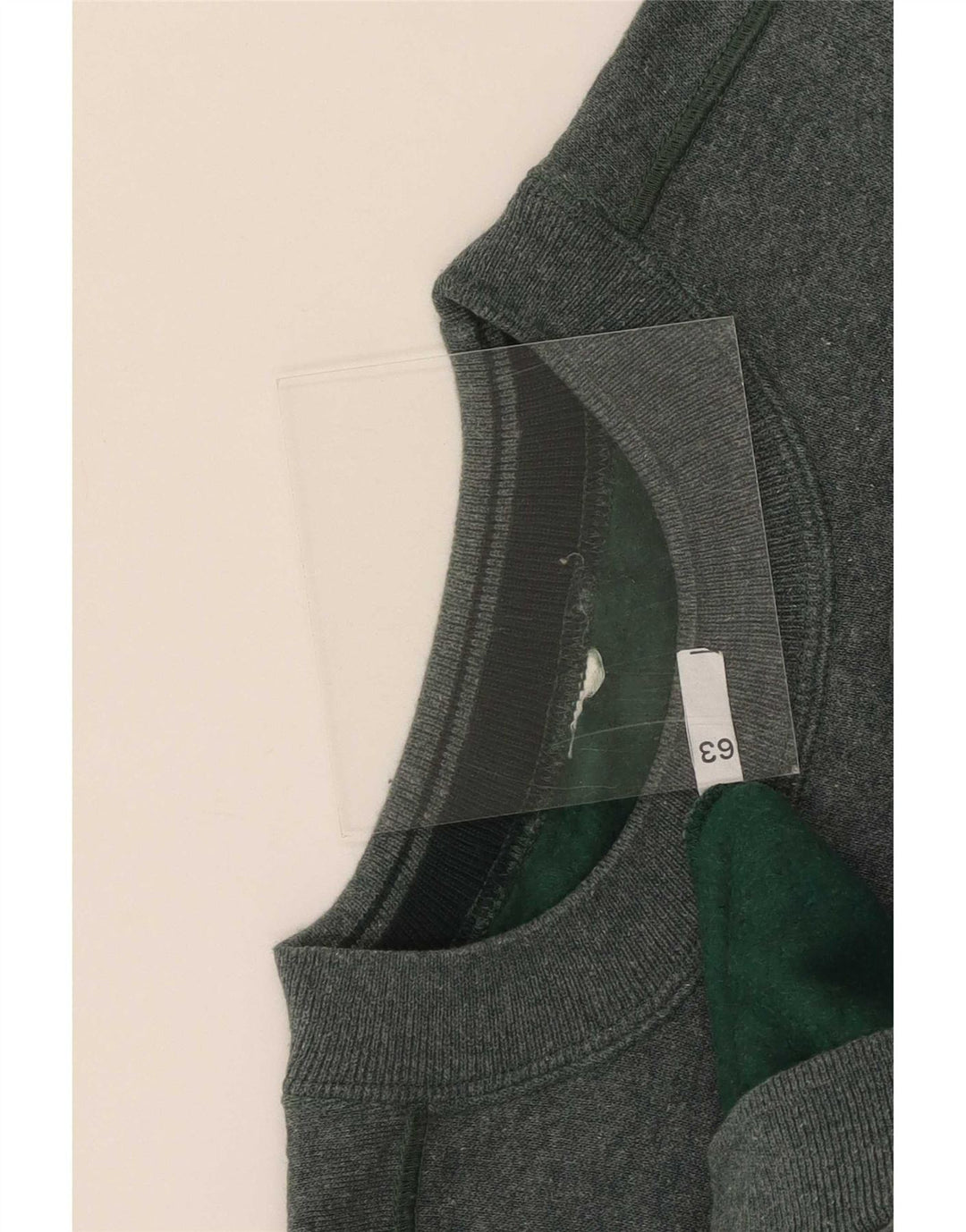 Vintage Mens Graphic Sweatshirt Jumper Medium Green Colourblock