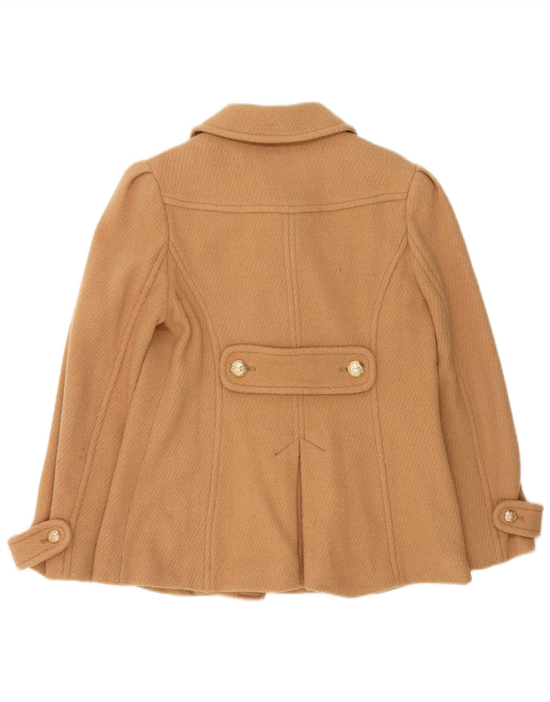 Juicy Couture Womens Duffle Jacket UK 12 Medium Brown Wool