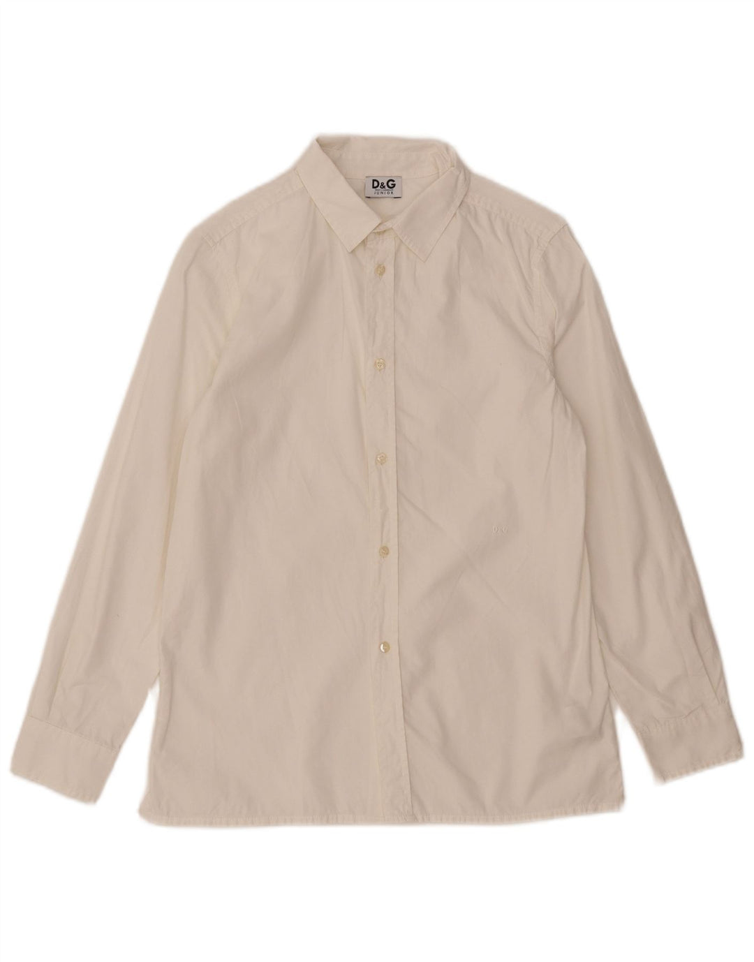 Dolce & Gabbana Boys 8-9 Years Small White Cotton