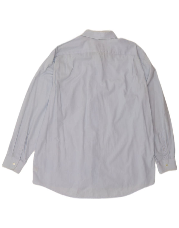 Lacoste Mens Shirt Size 42 Large Blue Cotton
