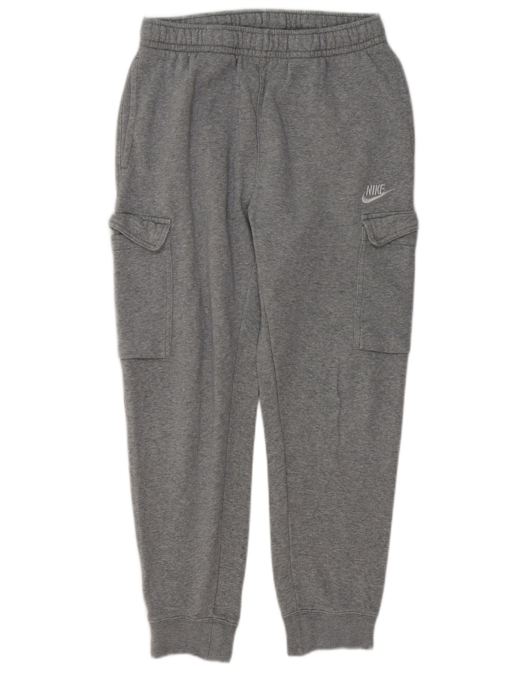 NIKE Mens Cargo Tracksuit Trousers Joggers Small  Grey Cotton