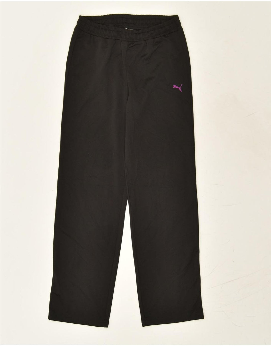 PUMA Boys Tracksuit Trousers 13-14 Years Black Polyester | Vintage Puma | Thrift | Second-Hand Puma | Used Clothing | Messina Hembry 