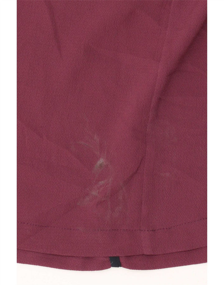 Marks & Spencer Womens Regular Blouse Top UK 20 2XL Burgundy Polyester