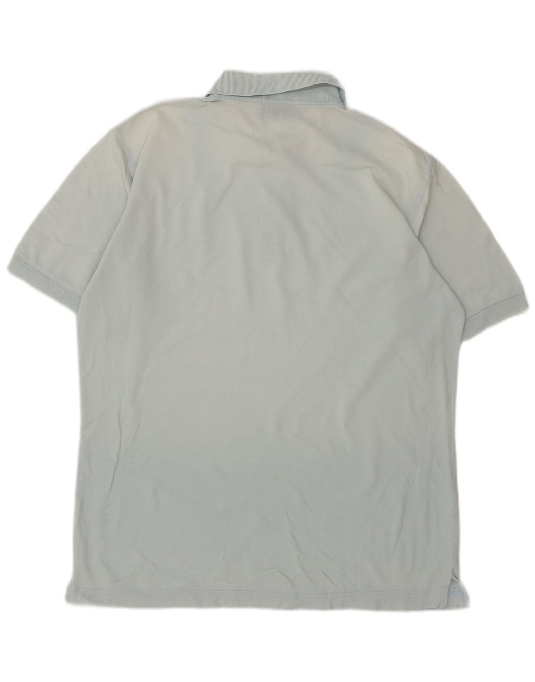 Sergio Tacchini Mens Polo Shirt Medium Blue Cotton