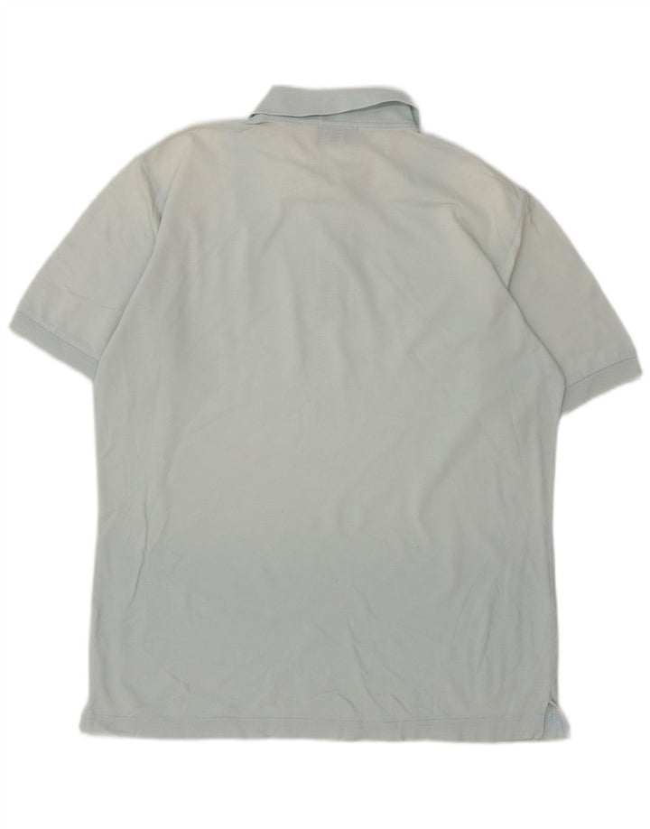 Sergio Tacchini Mens Polo Shirt Medium Blue Cotton