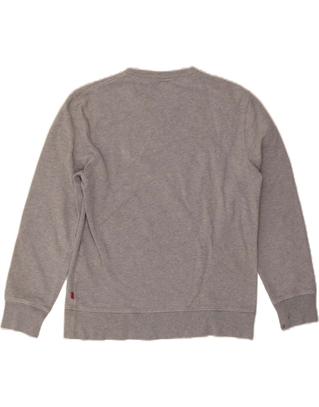 LEVI'S Mens Graphic Sweatshirt Jumper Medium Grey Cotton Vintage Levi's and Second-Hand Levi's from Messina Hembry 