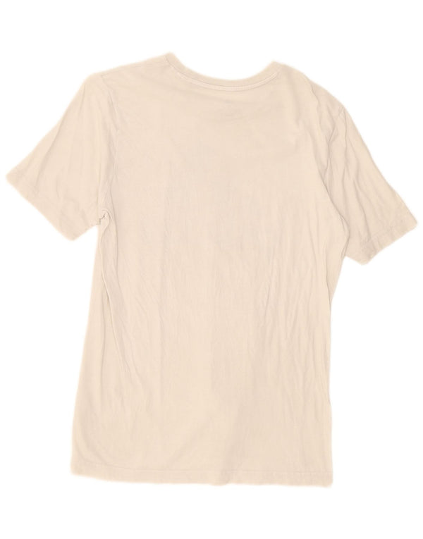 Adidas Mens Graphic T-Shirt Top Small White Cotton