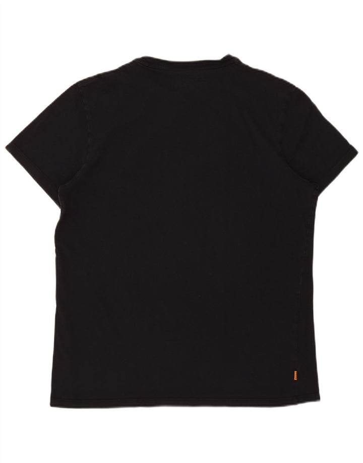 Timberland Mens Slim Fit T-Shirt Top Large Black