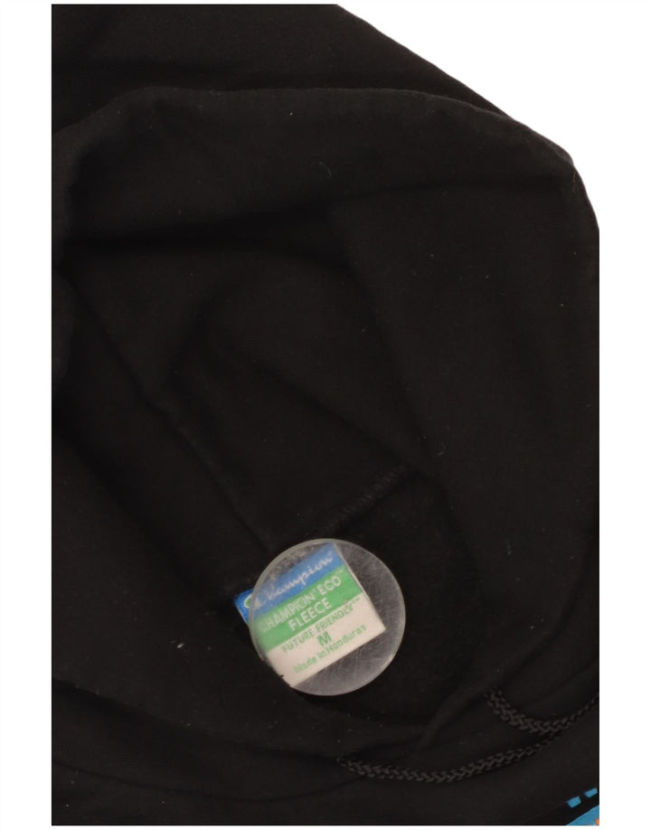 Champion Mens Hoodie Jumper Medium Black