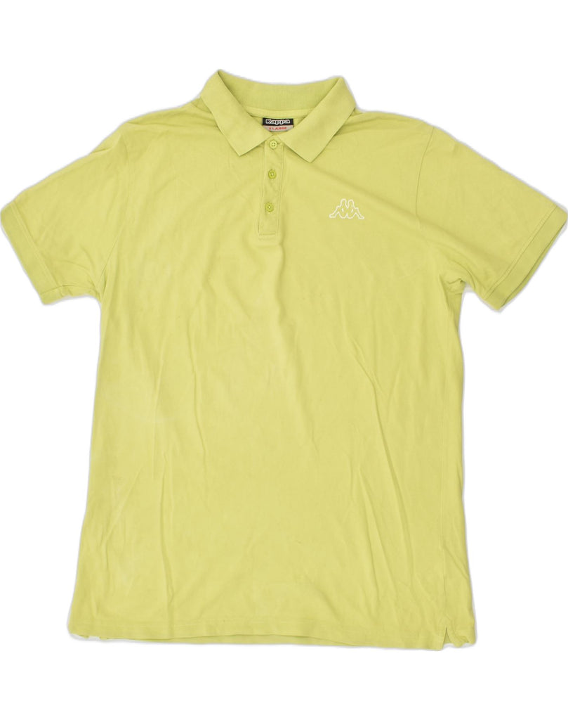 KAPPA Mens Polo Shirt XL Green Cotton | Vintage Kappa | Thrift | Second-Hand Kappa | Used Clothing | Messina Hembry 