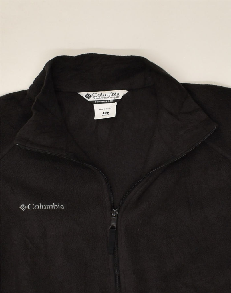 COLUMBIA Womens Fleece Jacket UK 18 XL Black Polyester | Vintage Columbia | Thrift | Second-Hand Columbia | Used Clothing | Messina Hembry 