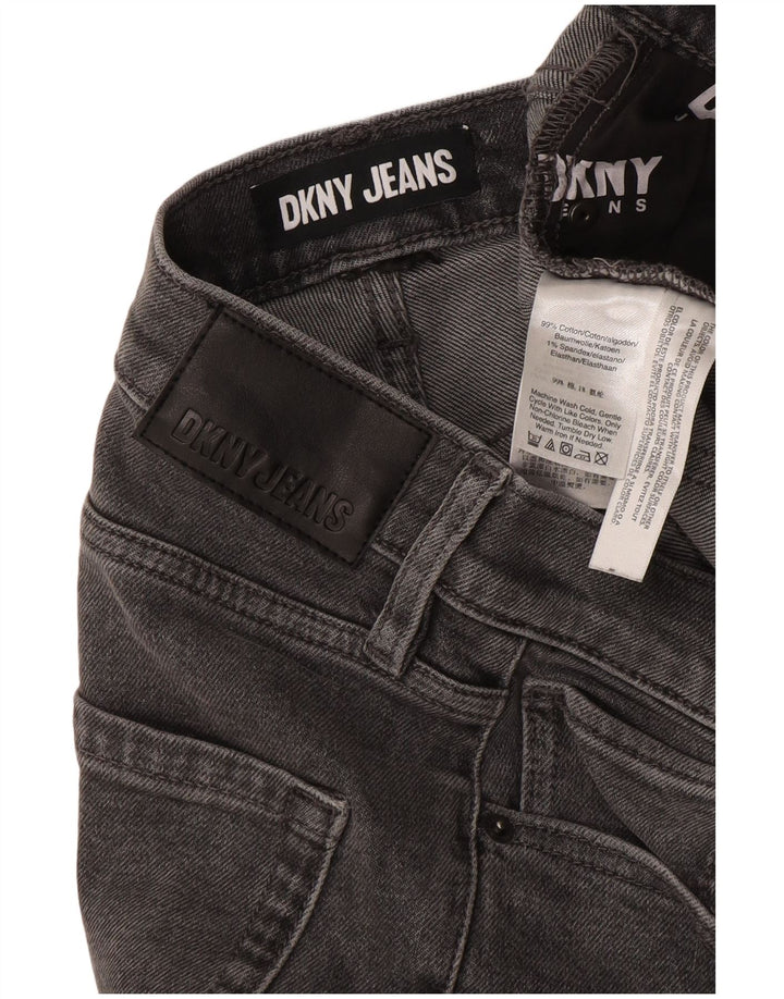 Dkny Womens Skinny Jeans W34 L28 Grey Cotton