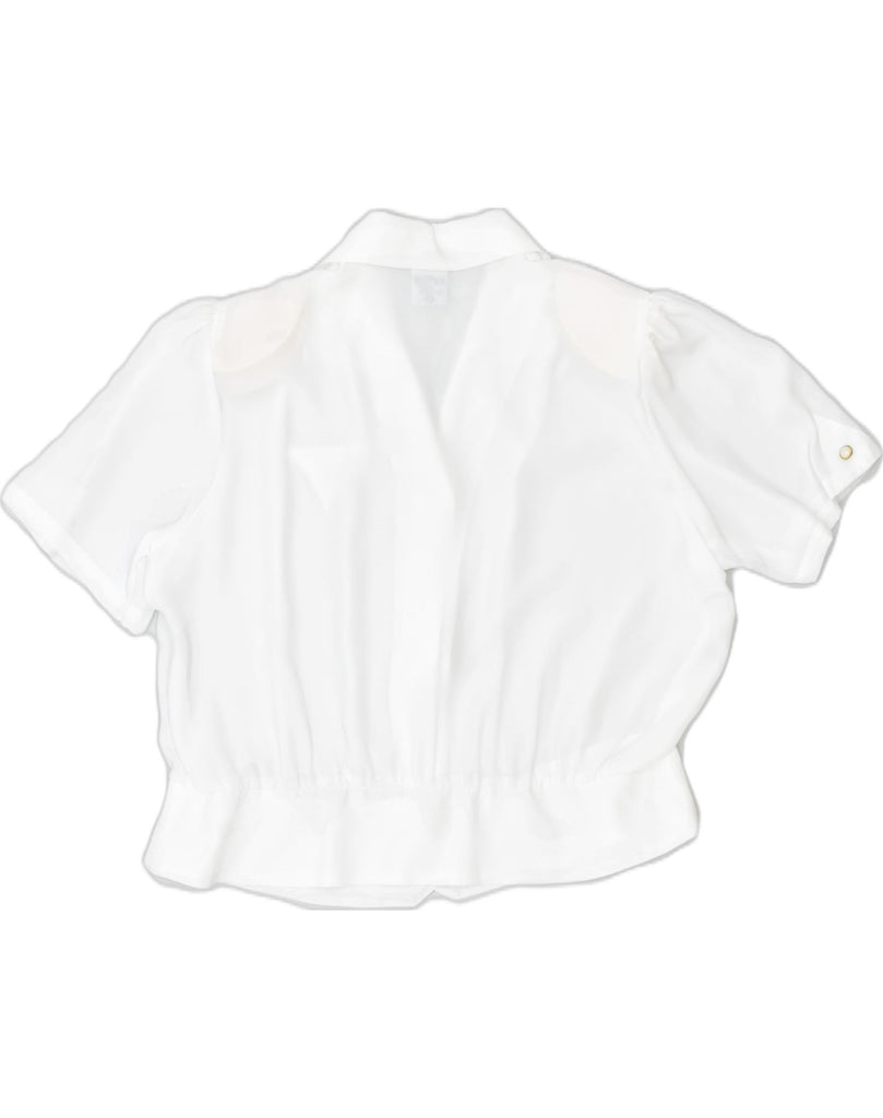 C&A Womens Canda Oversized Short Sleeve Shirt Blouse EU 46 XL White | Vintage | Thrift | Second-Hand | Used Clothing | Messina Hembry 