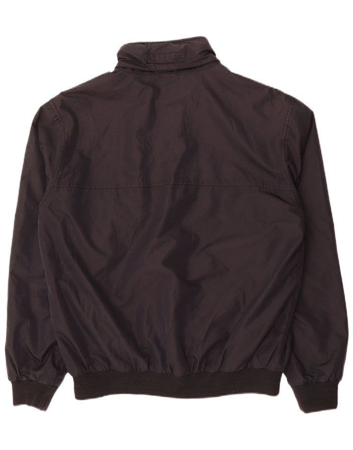 Gant Mens Bomber Jacket UK 40 Large Black Nylon