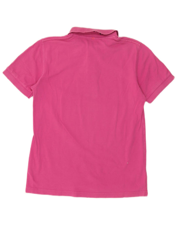 Sun68 Mens Polo Shirt Medium Pink Cotton