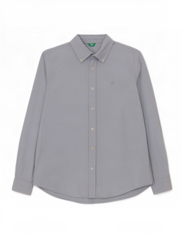 Benetton Mens Shirt Small Blue
